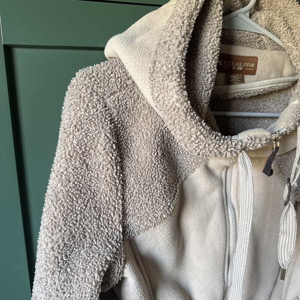Koolaburra by UGG Bonded Fleece Jacket with‎ Cinch Waist Size Small - Picture 2 of 6